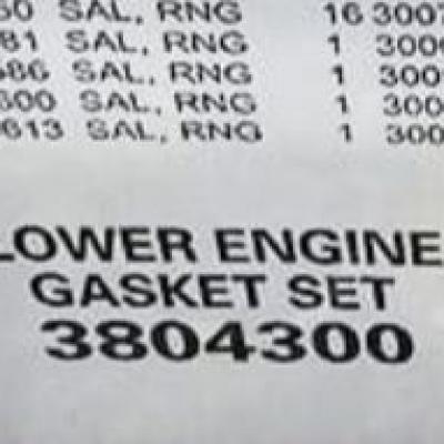 Cummins 3804300, Lower Gasket Kit