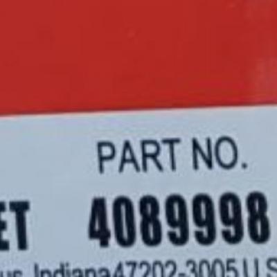 Cummins 4089998, Lower Gasket Kit