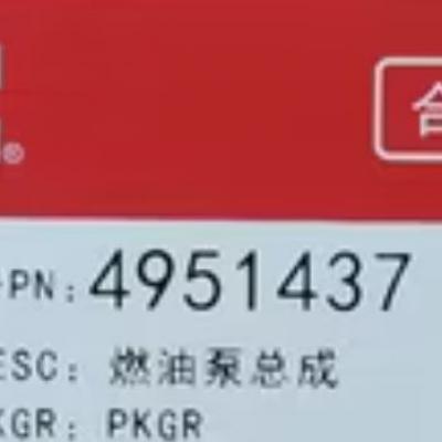 4951437, Cummins PT Fuel Pump for NTA855 series